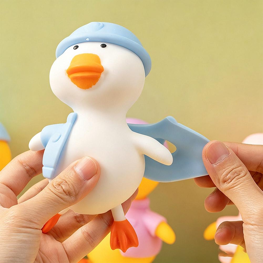 New Duck Shape Slow Rising Squeeze Cartoon Animal Slow Rebound Rebound Ball Tpr Stress Relief Birthday Gift