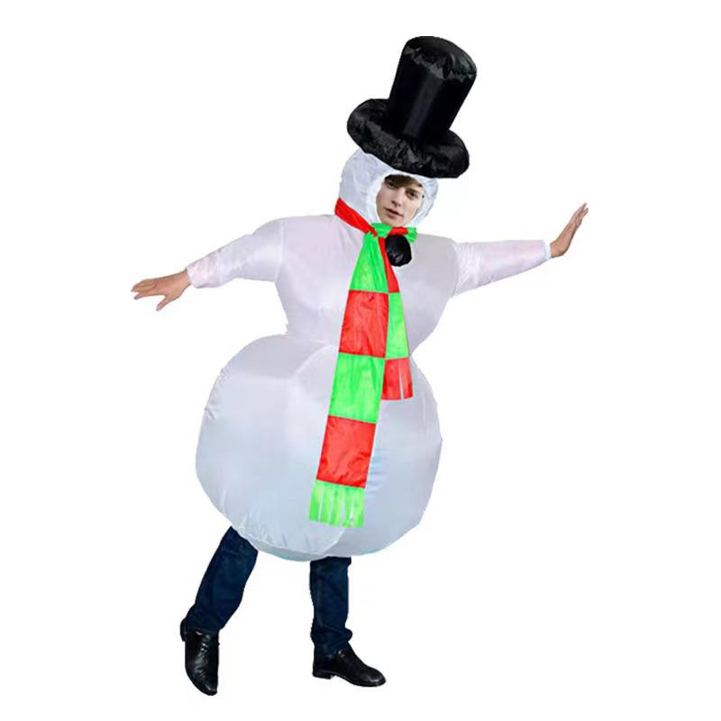 Christmas Tree Walking Mannequin Inflatable Costume - Festive Atmosphere Role-Playing Outfit