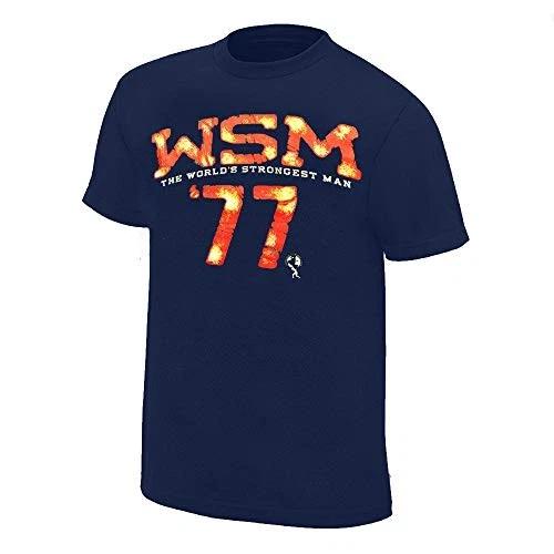 The Worlds Strongest Man - 77 - Blue Authentic T-Shirt M