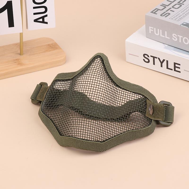 Airsoft Tactical Mask For Outdoor Hunting, Protective Mesh Mask, Bb Gun Shooting Accessories