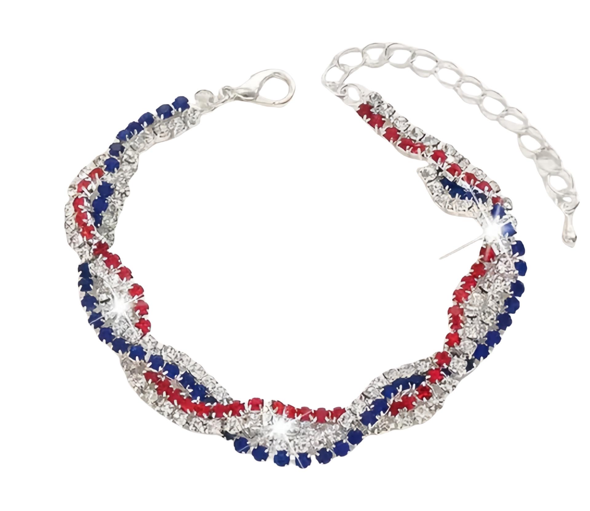 Hot Selling Bride Necklace  Rhinestone Earrings Set - European  American Style Wedding Accessories