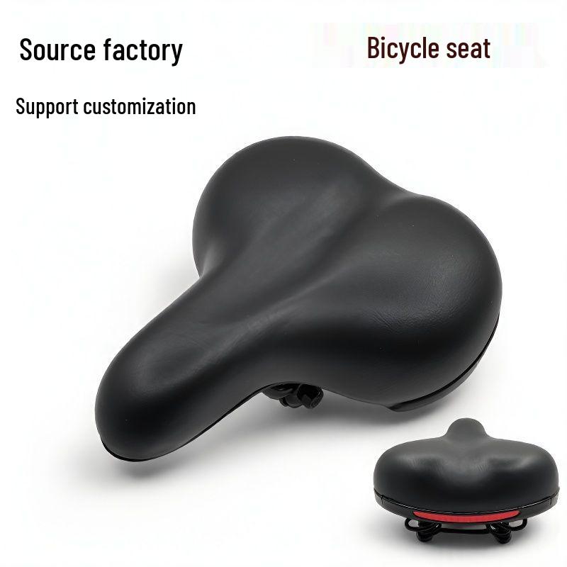 Mountain Bike Saddle: Soft Cushion, Shock-Absorbing Seat, Cycling Gear Accessory