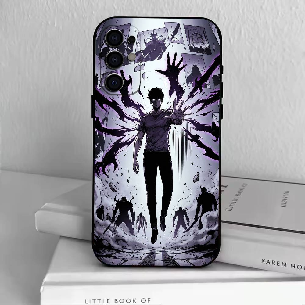 S-Sung Jin-woo  Phone Case For Samsung S25,S24,S21,S22,S23,S30,Ultra,S20,Plus,Fe,Soft Silicone Black Cover