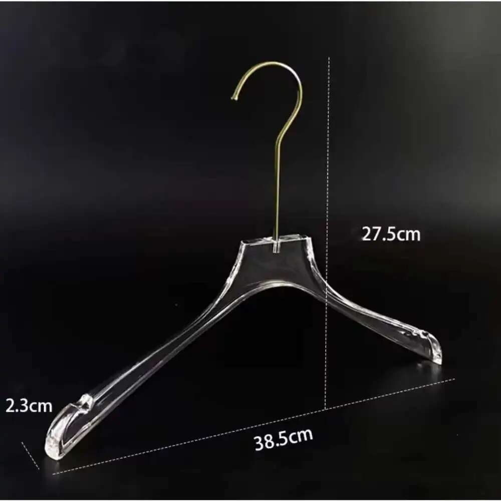 

Акриловая прозрачная вешалка Стойка для демонстрации одежды Магазин Взрослая вешалка Вешалка для брюк Зажим Кристальная бесшовная Вешалка для костюма Пальто Одежда