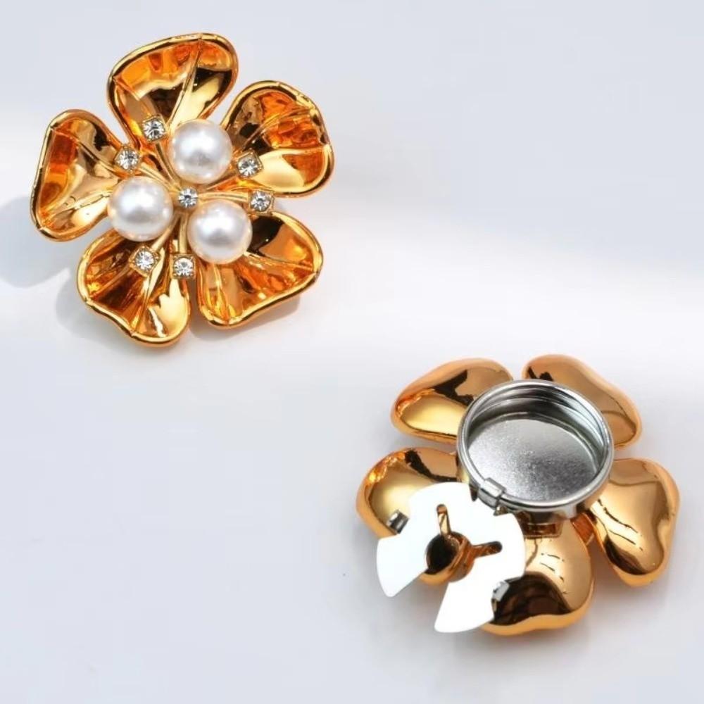 1pc New Multifunctional Flowers Button Cover DIY Button Clip Closure Flowers Cufflink Clothing Accessories Shirt Button