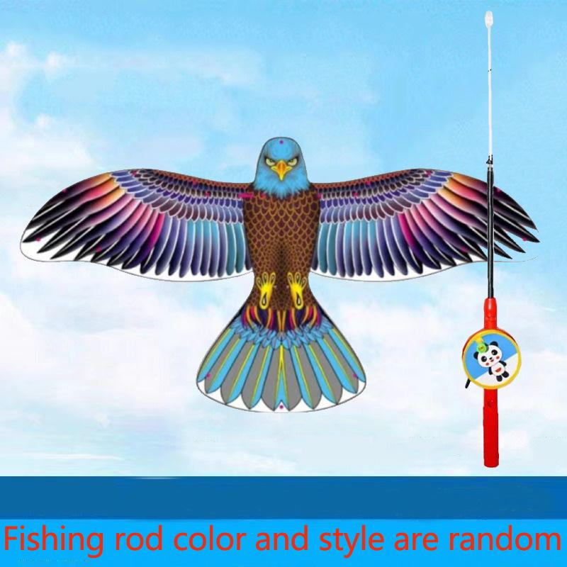 

Latest Dynamic Kite Fishing Rod Kite Children S Swallow Kite Breeze Easy Fly Handheld Wings Shaking Stall For Kids