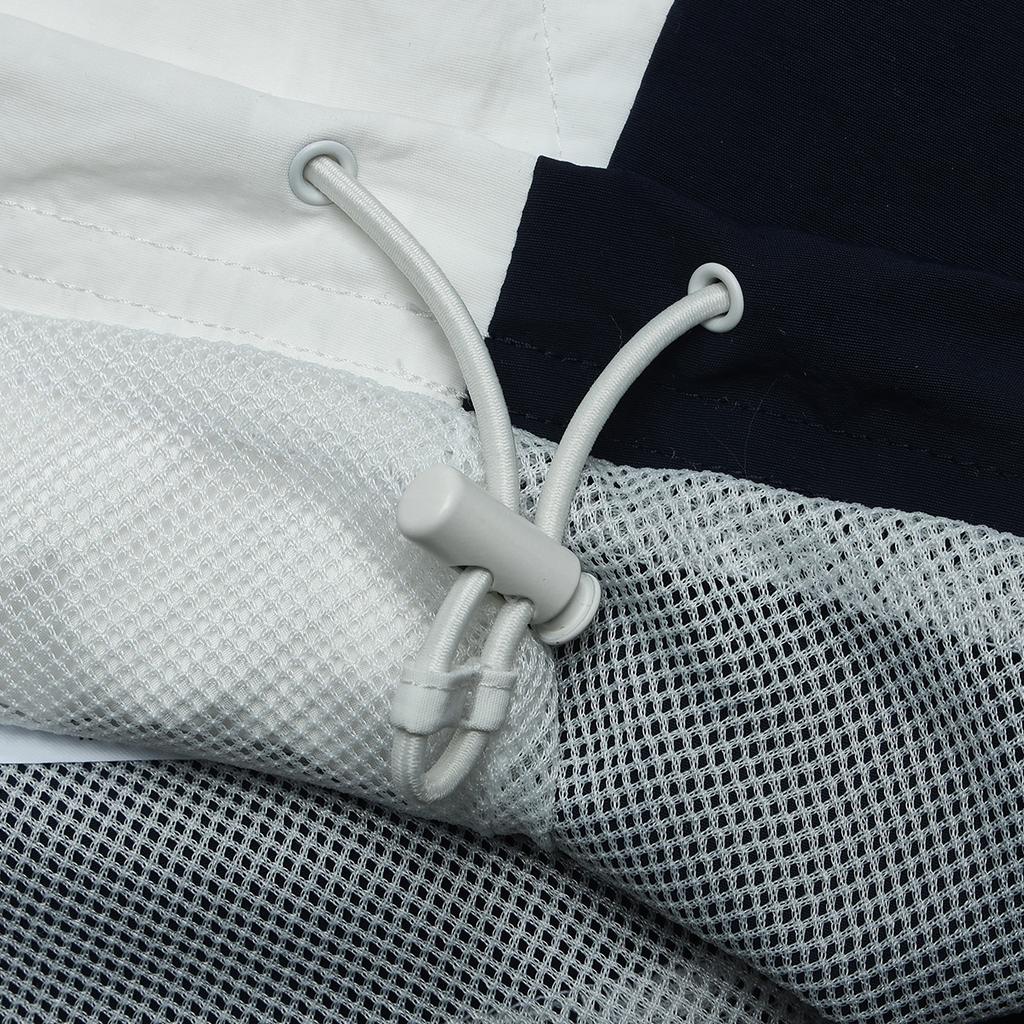 Fila Color Block Logo Retro Sports Print Stand Collar Casual Woven Pullover Jacket Men Jackets Cloud-White F11M419703F-WT