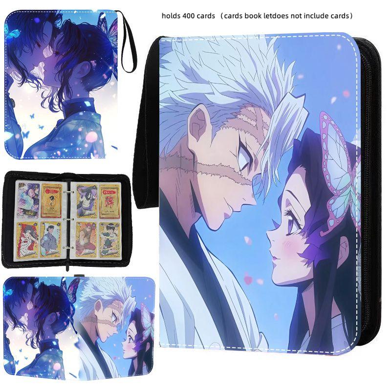 Card Binder 9 Pocket Trading Card Holder Anime Card Binder with 50 inner Pages Zipper Holder Up to 900 Cards