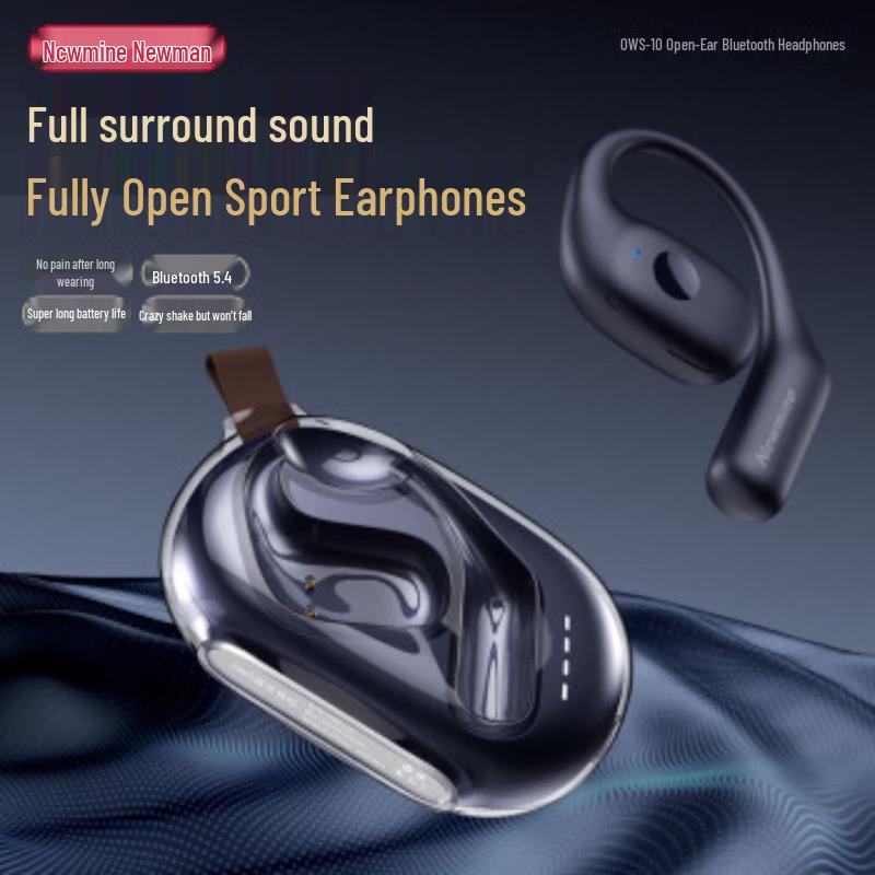 

Newmine OWS-10 Open-Ear Bone Conduction Bluetooth Headset