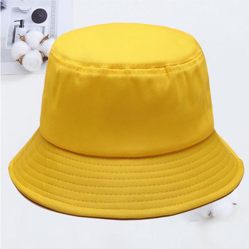 Cotton fisherman hat summer basin hat outdoor sunshade girls sun protection sun hat printing embroidery men