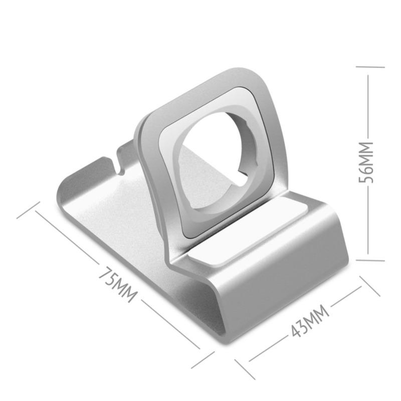 Exquisite Aluminum Bracket Charger Dock Station Charging Holder for Apple Watch 3/2/1 38mm 42mm