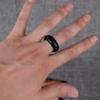 Mnyixsi Ring Through Finger Magic, Street Illusions Ring, Ring Jumps Crosses Transfers, Tricks Ring, Penetrate Vanish Magic Ring, Cool Magic Props,