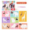 Geometric Sticker Puzzle Set - Five Themed Stickers Suitable For Children's Creative Color Matching And Fine Motor Skills