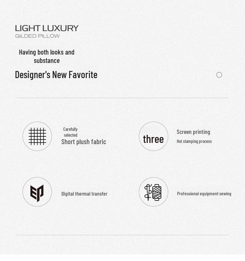 Fronha de Almofada de Pelúcia Curta Folha Dourada Hot Stamping Temu - Capa de Almofada de Sofá Retrô Luxo Leve