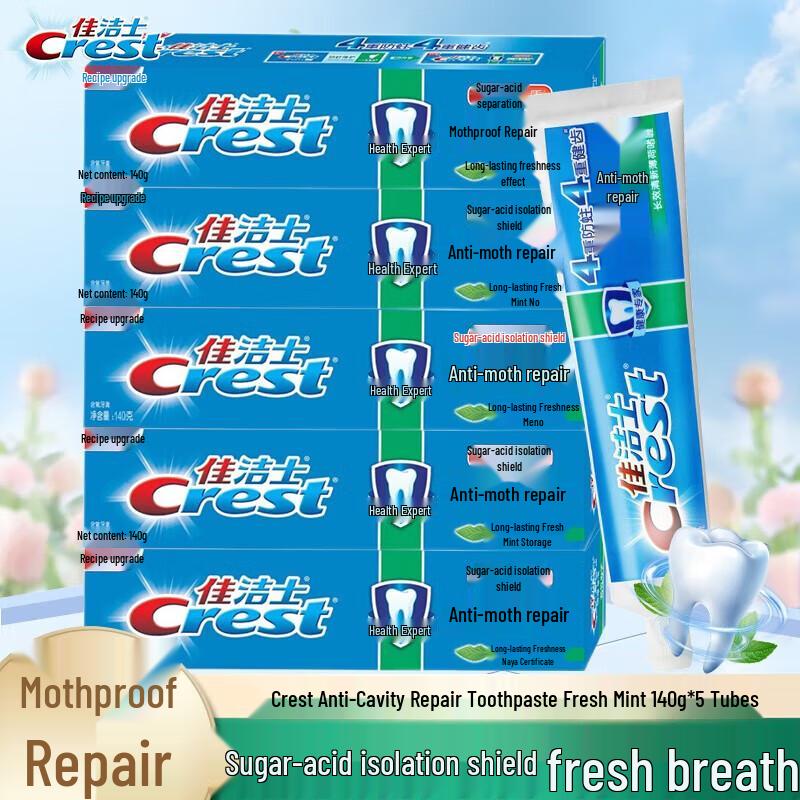

Crest Anti-Cavity Repair Toothpaste, Fresh Mint