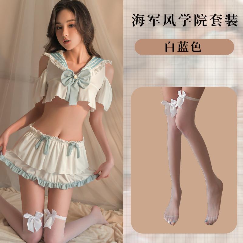 Fan Lei Sex Underwear Pure Desire College Wind Sailor Uniform Sailor Seduction Cosplay Passion