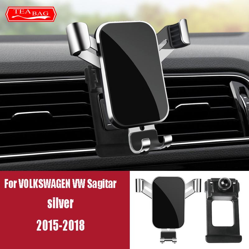Adjustment Car Phone Holder For Volkswagen VW Magotan Passat B8 2017- Teramont Sagitar 2015- Air Vent Navigation