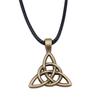 45cm Necklace Leather Chain Big Hexagram Celtic Vintage Jewelry Supplies QN036