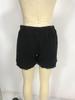 Women's Elastic Waist Tassel Denim Shorts