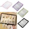 Jewelry Storage Solution with Individual Pockets Dust Proof Jewelry Holder with Fashionable Look for Women