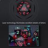 Light Up Dice,DND Dice Rechargeable with Charging Box,7 PCS LED Dice,Dungeons and Dragons Dice Polyhedral Dice Sets for Tabletop Games (Glowing Dice)
