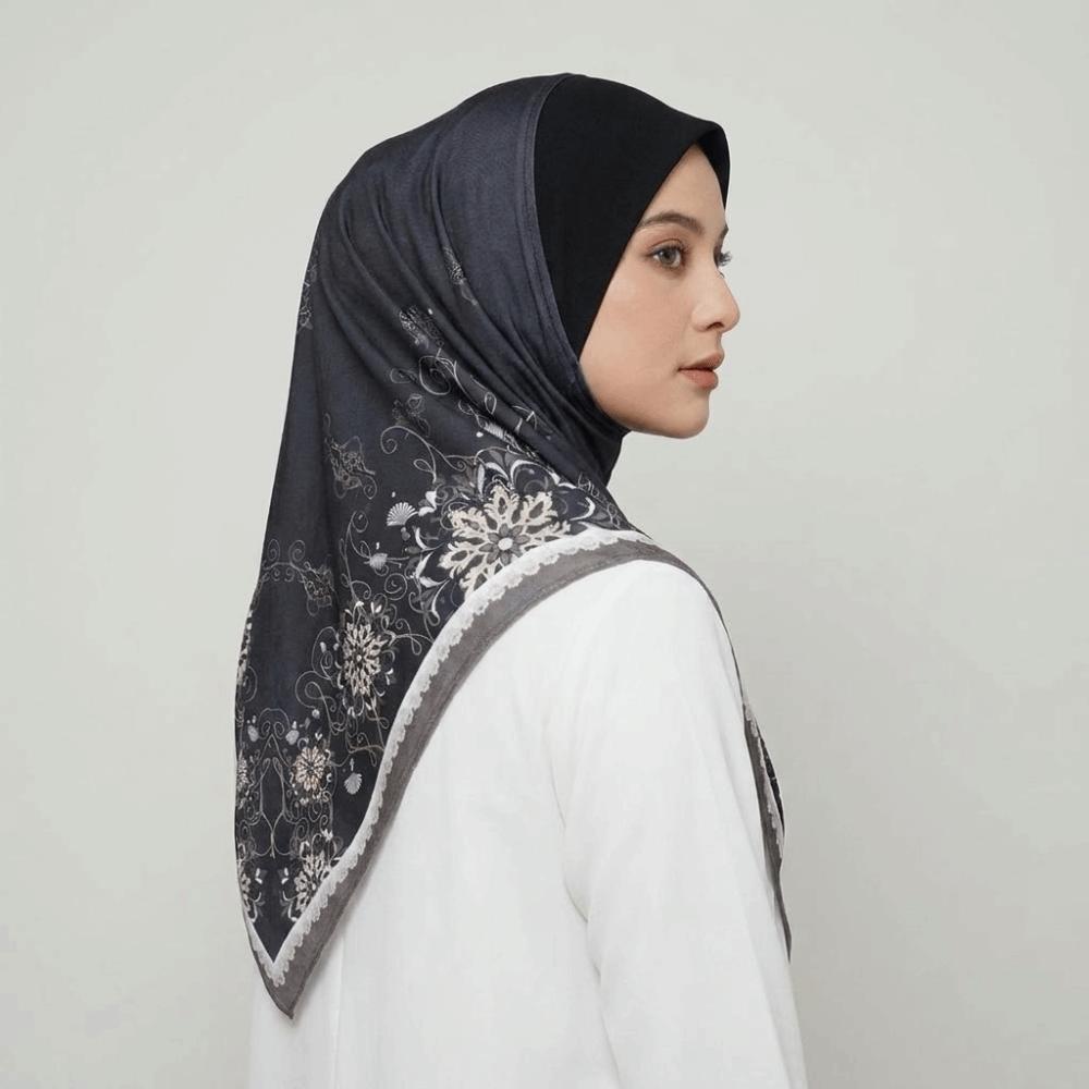 Breathable Eid Al-Fitr Long Floral Turban Adjustable Cotton Printed Arab Lady Headscarf Versatile Multiple Colors
