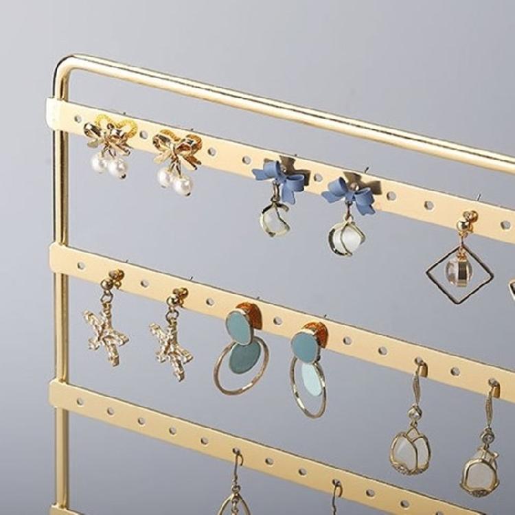 Jewelry Display Stand Durable Earring Organizer with 120 Holes Earrings Rack