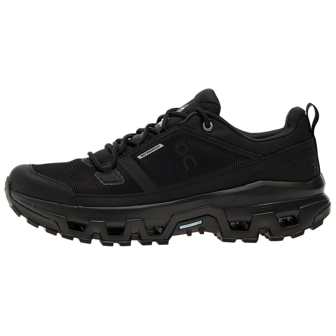 On Running Cloudrock Low Waterproof  Triple Black  Men s 3MF10251043 EU 47