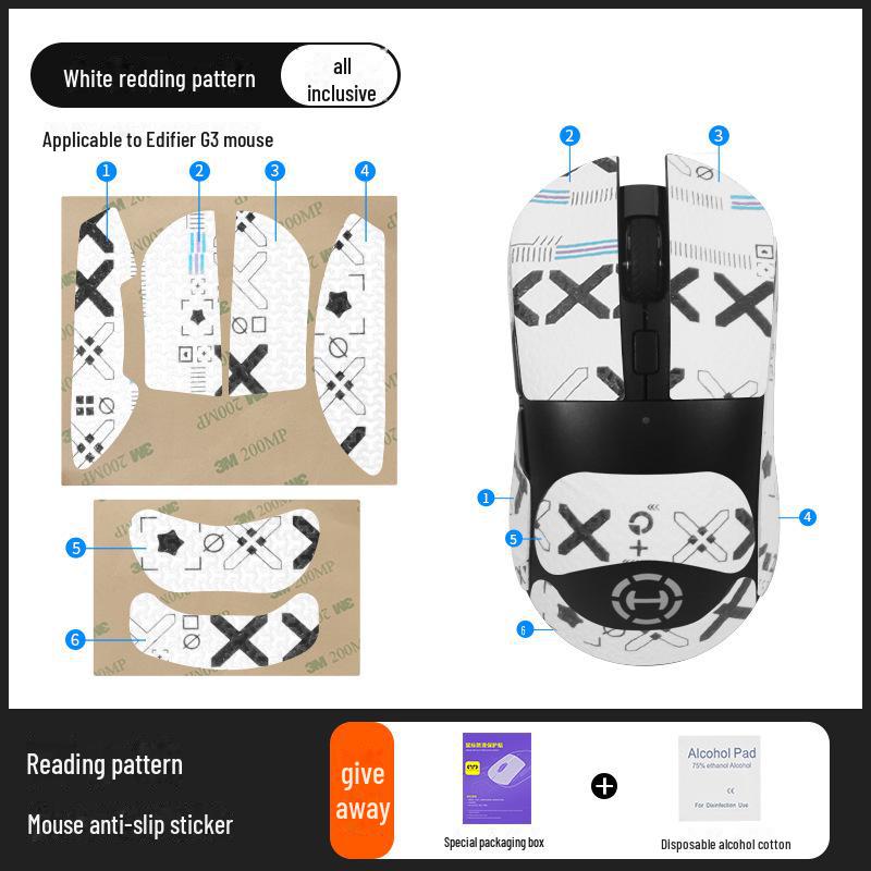 Edifier G3/G3M Anti-Rutsch- und Schweißabsorbierende Mausaufkleber
