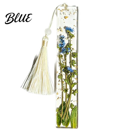 Scrapbook Bookmark Real Flower Resin Bookmark 12 Months Dried Page Marker
