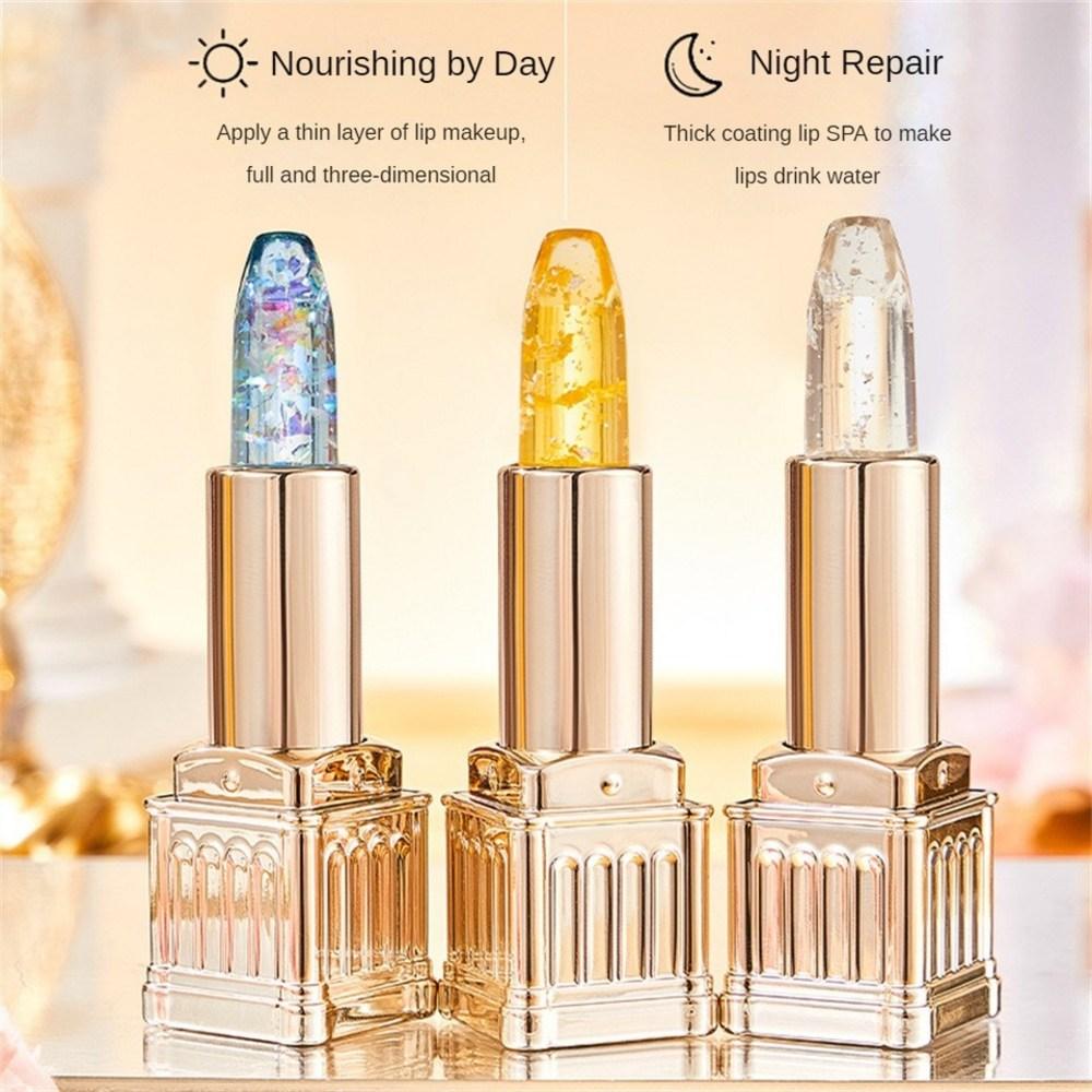 Rouge à lèvres tendance pour femmes, baume à lèvres à l'aloe vera, hydratant, changeant de couleur, longue tenue, estompé, rayures, cosmétiques de beauté 01