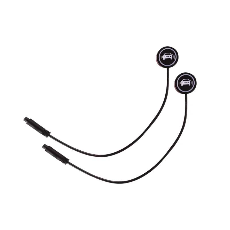 2Pcs Car Blind Spot Detection System Car Signal Lamp Warning Light Alarm Safety Driving Reversing Assistance Microwave Sensor