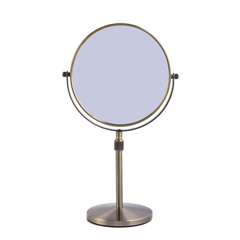 European Adjustable HD Double-Sided Magnifying Telescopic Beauty Mirror 7-inch