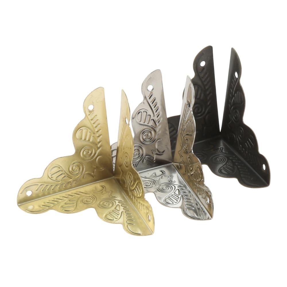Carved Flower Pattern Classical Corner Bracket Furniture Accessories Corner Foot Corner Protector