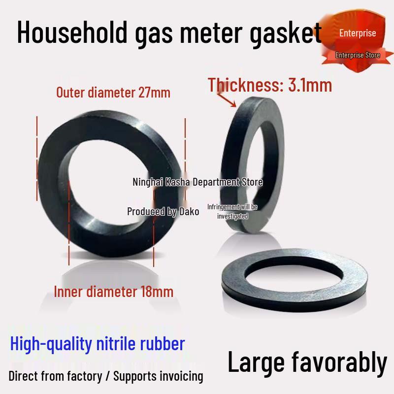 M30 Natural Gas/Water Meter Rubber Sealing Gasket