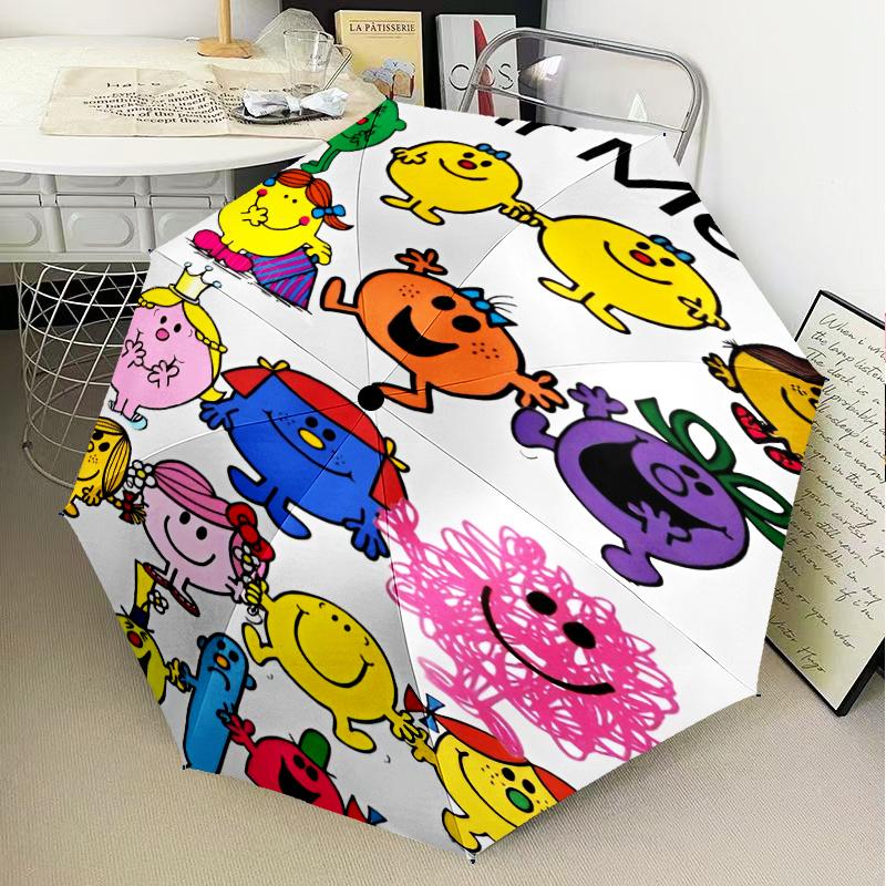 Rider Speeding Yamaha Through Neon Light Umbrella Folding umbrella, automatic umbrella 8-Frame for Travel, camping Use Gift for Halloween Christmas