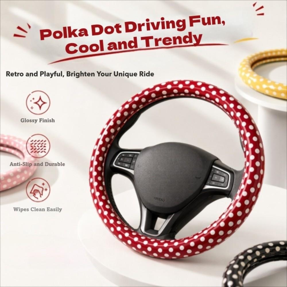 PVC-Leder Auto Lenkrad Dekoration Automobil Zubehör Auto Innenraum Dekoration