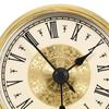 Uhr Einsatz Kopf mit Römischen Ziffern, Ersatz Gold Trim 70 mm Miniatur Fit up für