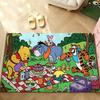 Cute W-Winnie The P-Pooh-S Kawaii Carpet Bathroom Anti-slip Mat Door Mat Home Decoration Mat Entrance Door Mat Scratch-resistant