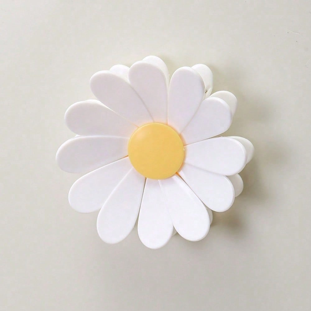 Set Of 6 Daisy Petal Snack Seal Clips - Cute 3D Magnetic Closure Clips Shaped Like Little Daisies, Perfect For Sealing Chips, Pet