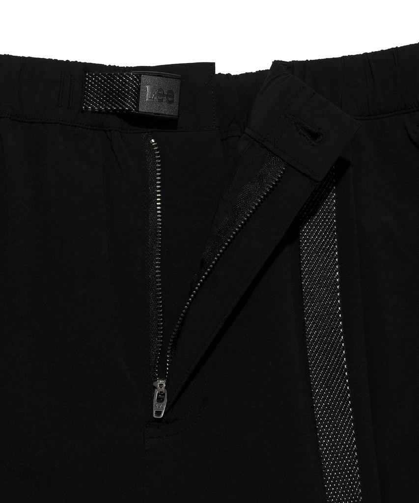 LEE Women Nylon Belted Long Skirt Black