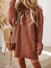 New Arrivals Women's  Fashion Loose Lazy Style Sweater Dress