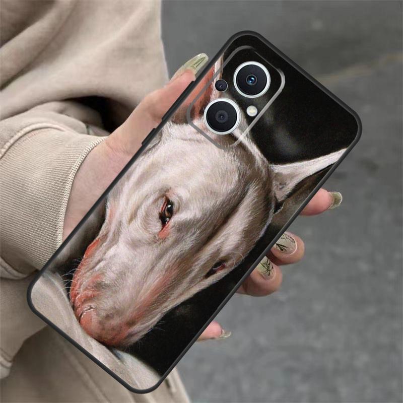 Bullterrier Bull Terrier Dog Case For OPPO Reno 7 8 Lite 10 11 12 13 14 Pro 8T 12F 13F 14F OPPO Find X8 X6 X9 Pro Cover