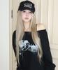 LUVISTRUE El Horse One-Shoulder Tee(Black)