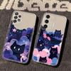 Cartoon Cat Phone Cover Case for Samsung Galaxy S26 S24 S23 Ultra S21 Note 20 Ultra 10 S25 Edge S22 FE S20 Plus
