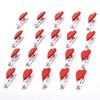 20 Pcs Stylish Wooden Red Love Heart Pegs Photo Paper Clips Wedding Decor Craft