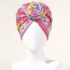 Căciulă Turban cu Imprimeu Retro Răsucit Elastică Confortabilă Super Moale Ascunde Părul Respirabilă Bohemia Bonetă Pre-legată Pălărie Beanie pentru Femei pentru Viața de Zi cu Zi