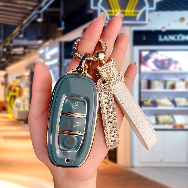 FAW Hongqi H7 Key Cover, EQM5 EHS3 Remote Key Protection Case