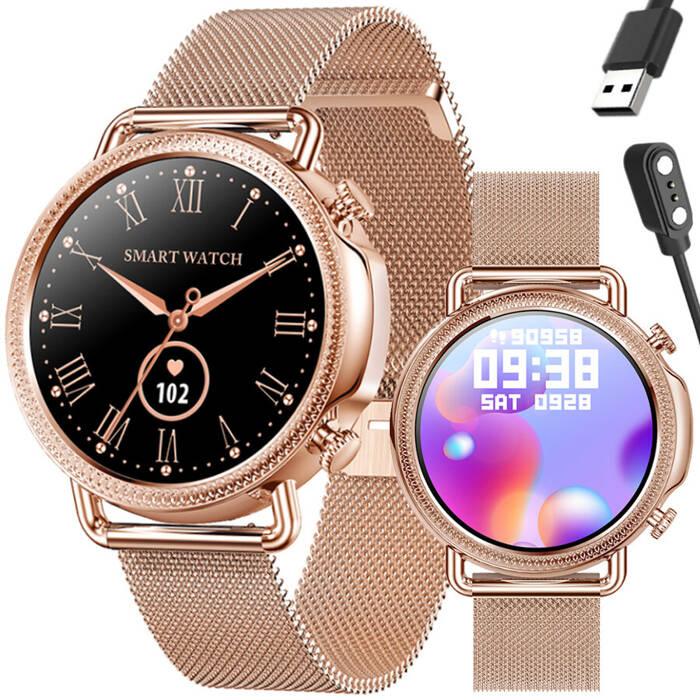Smartwatch Damski Rubicon Rnbe74 - Termometr, Pulsoksymetr (Sr020E)