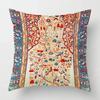 Home Decor Colorful Ethnic Pattern Digital Print Pillow Covers Pattern Cushion Cover Suitable for Sofa Bedroom Car Pillow Cover
